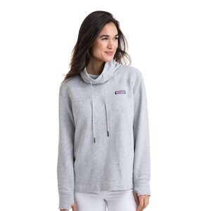 Vineyard Vines Slub Funnel Neck Shep Sz Small